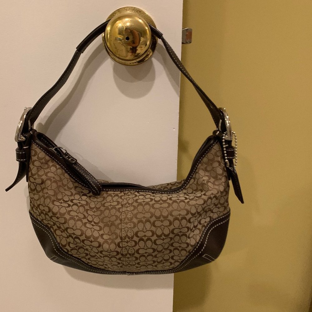 Coach Small Monogram Hobo